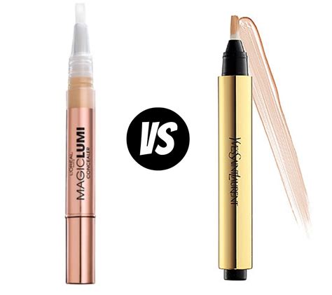 Yves Saint laurent Touche Eclat VS. L'Oreal Lumi Magic 